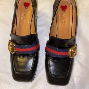 Authentic Gucci logo mule